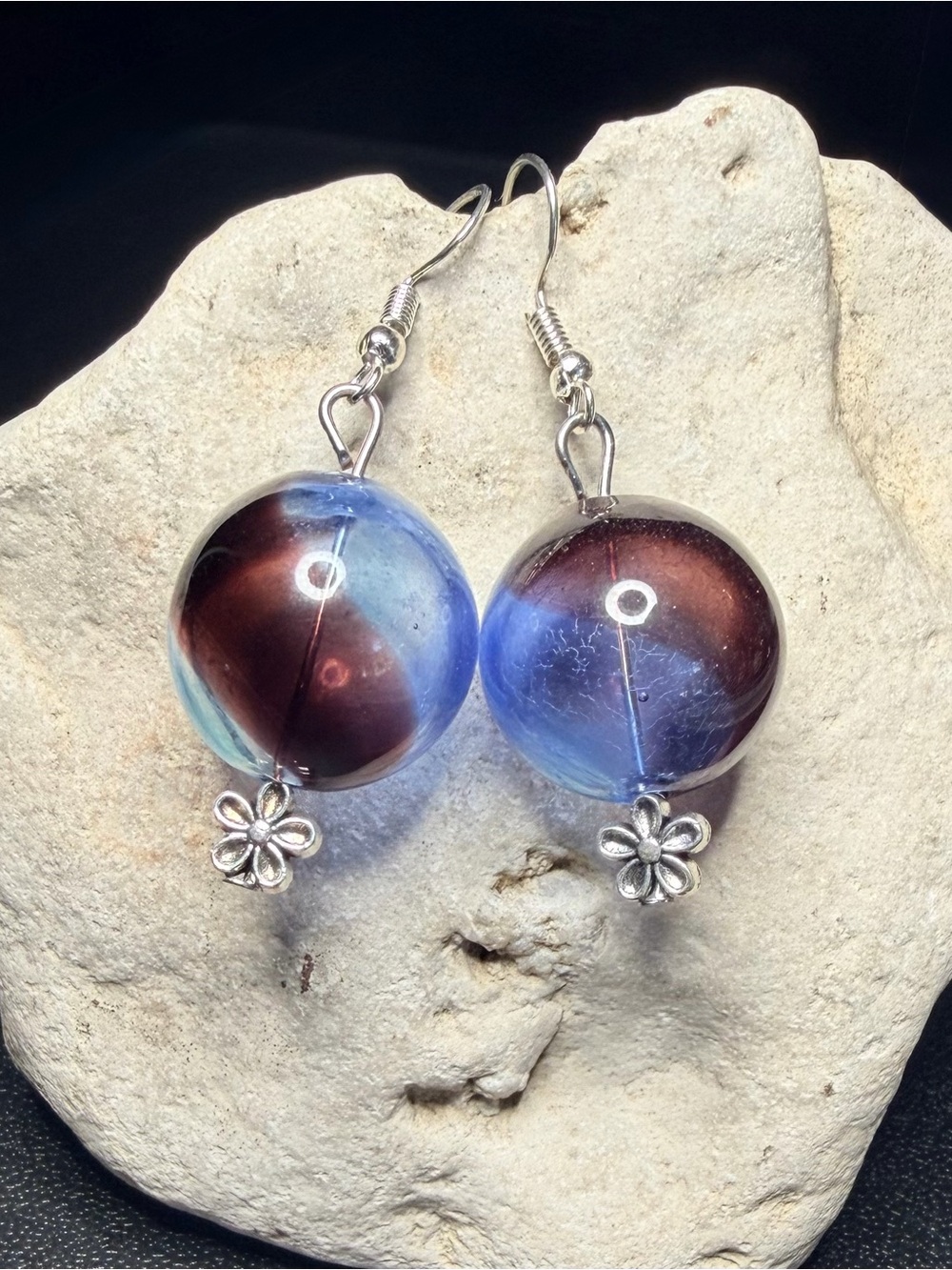 ✨Handmade✨ Hollow Glass Orb Earrings - Hypoallergenic